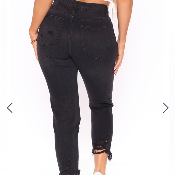 Fashionova Distressed Cropped Boyfriend jeans - Picture 3 of 16